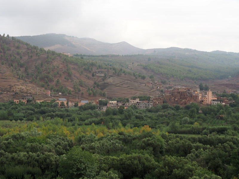 View from the Berber home