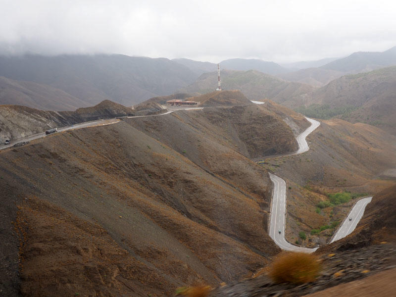 Descending from Tizi-n-Tichka pass