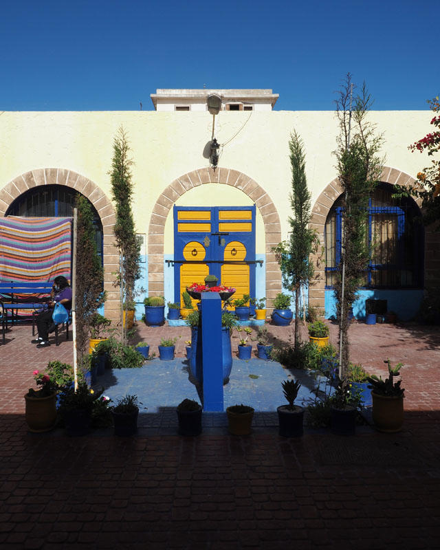 Colors of the courtyard