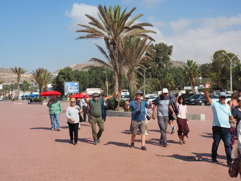 The tour group
