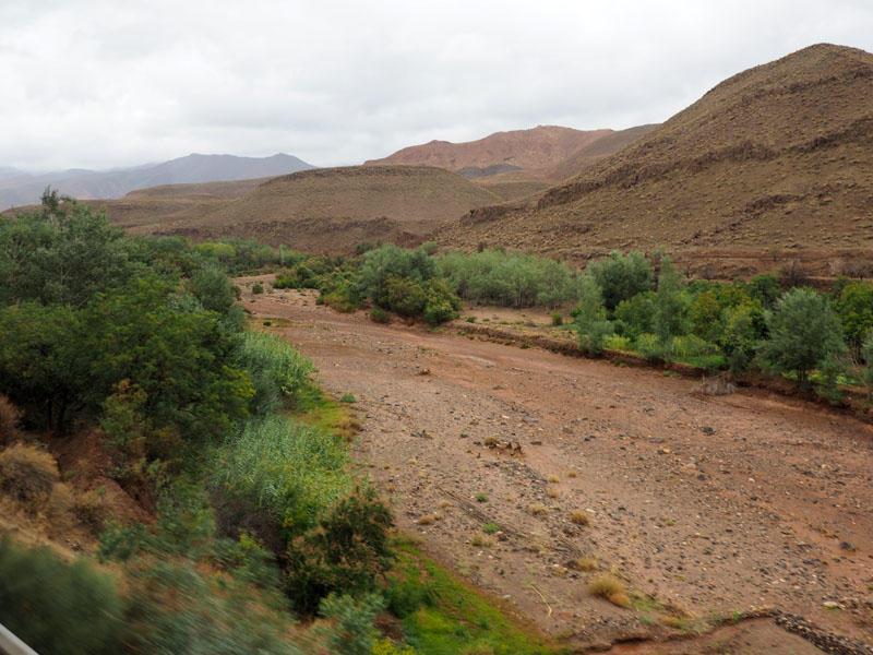 On the way from Ait Ben Haddou to Marrakech