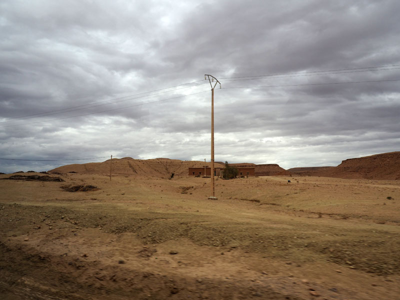 On the way from Ait Ben Haddou to Marrakech