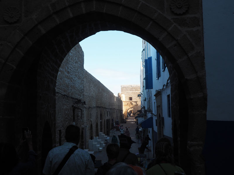 On the pathway to the ramparts of the Kasbah