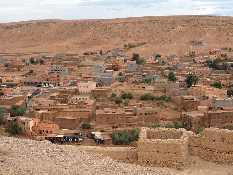View from top of Ksar Ait Ben Haddou
