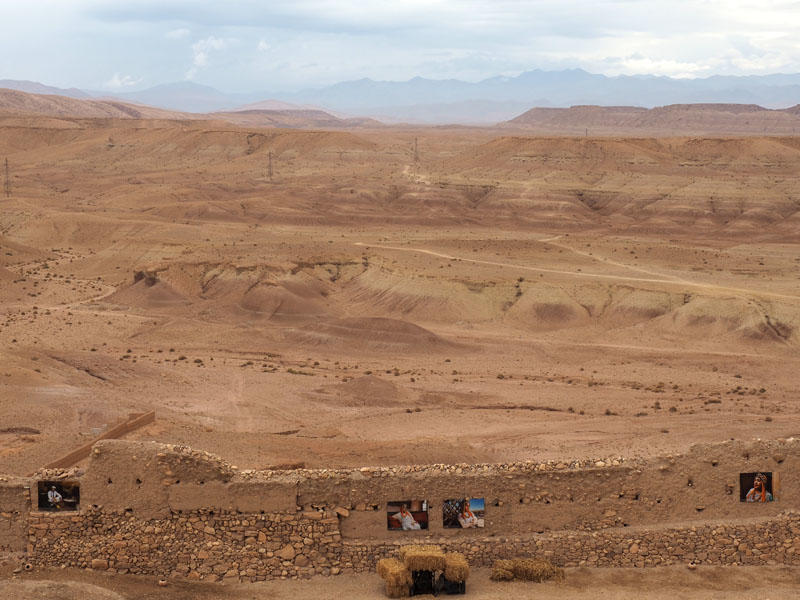 View from top of Ksar Ait Ben Haddou
