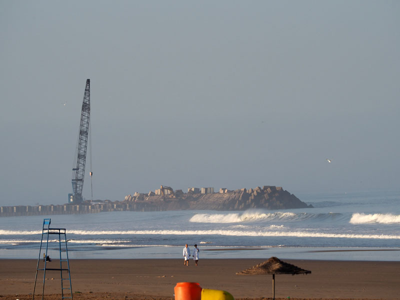 Early morning - distant construction