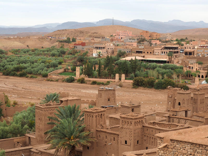 Across the wadi from Ksar Ait Ben Haddou