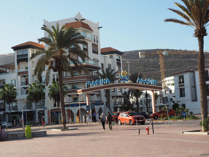 Marina entrance