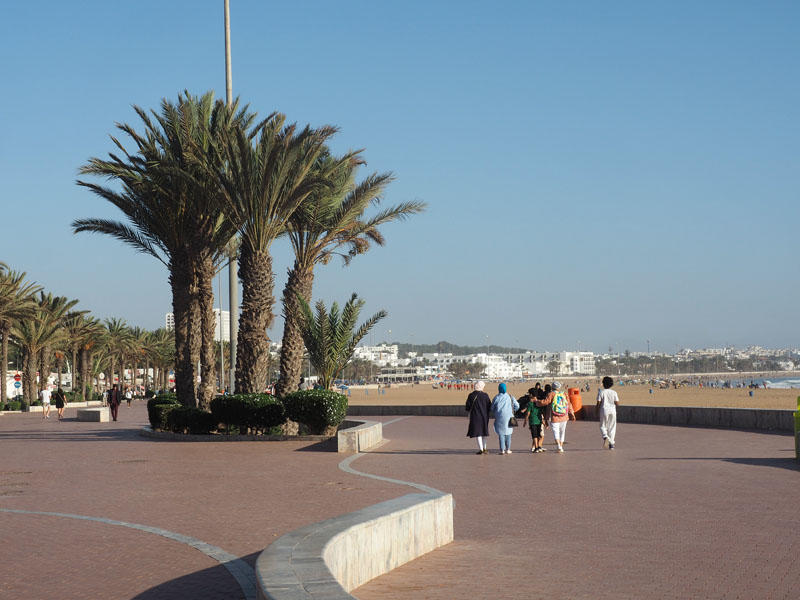 On the promenade