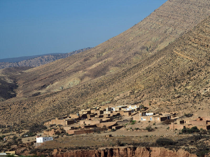 A settlement in the High Atlas Mountains