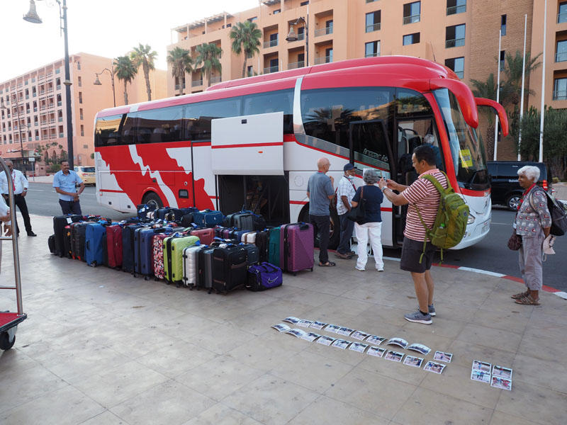 Ready to depart Marrakech