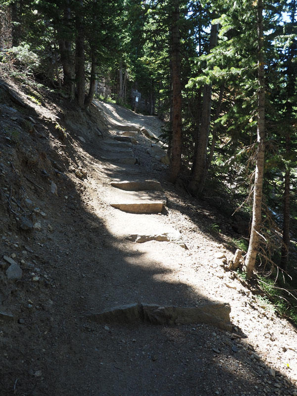 A steady initial climb from Milner Pass