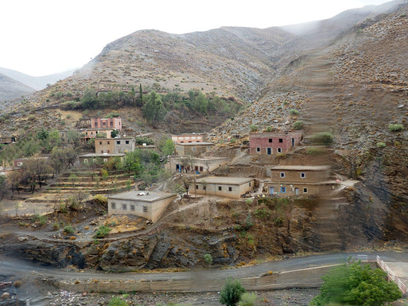 After descending from Tizi-n-Tichka pass