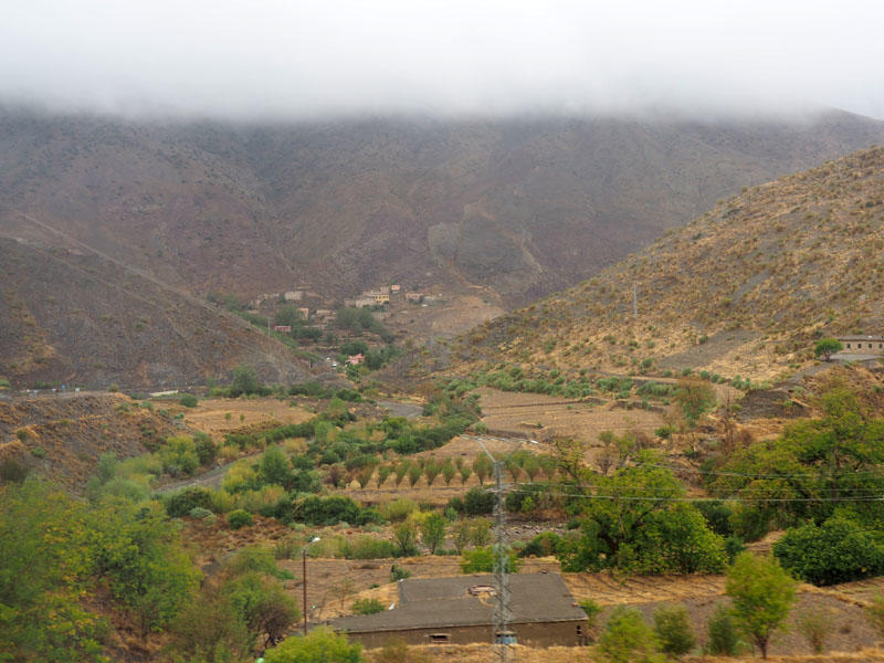 After descending from Tizi-n-Tichka pass