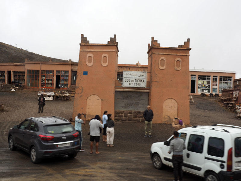 At Tizi-n-Tichka Pass in the High Atlas Mountains