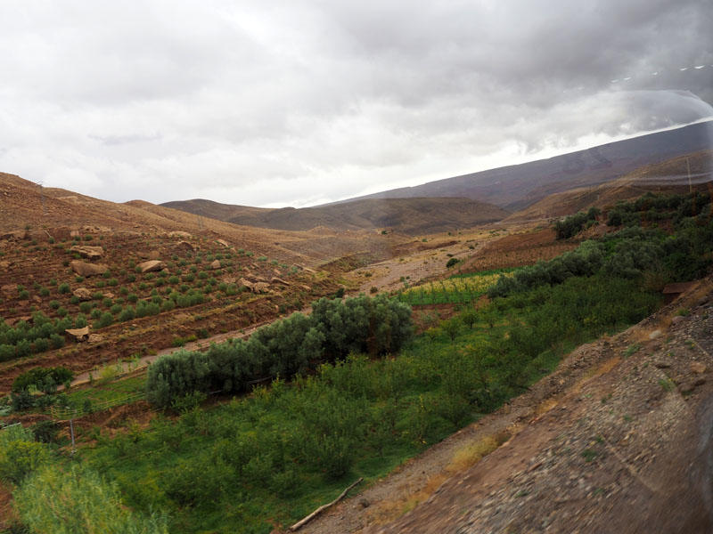 On the way from Ait Ben Haddou to Marrakech