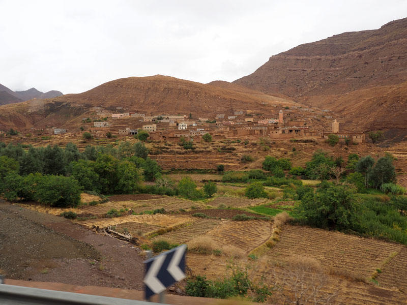 On the way from Ait Ben Haddou to Marrakech