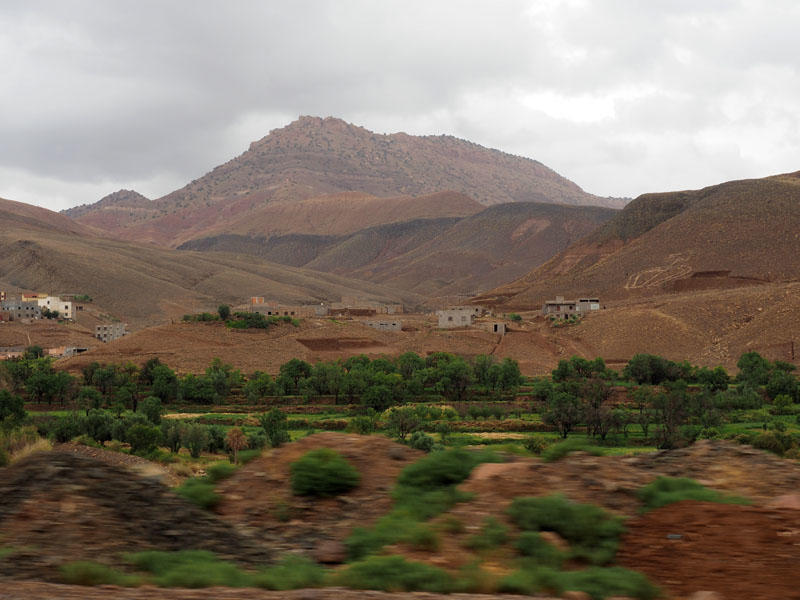 On the way from Ait Ben Haddou to Marrakech