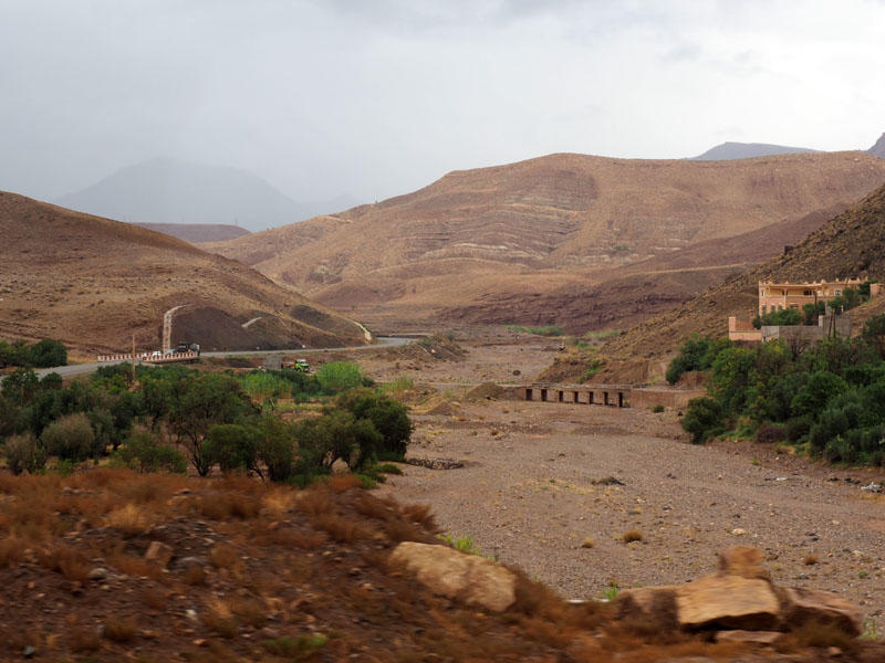 On the way from Ait Ben Haddou to Marrakech