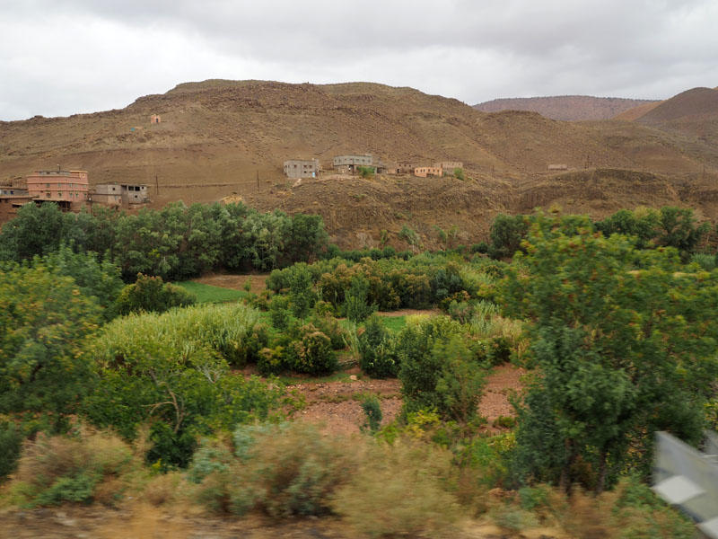 On the way from Ait Ben Haddou to Marrakech