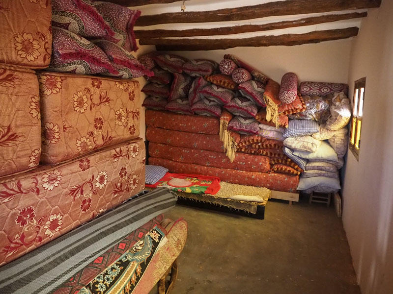 Inside the berber home