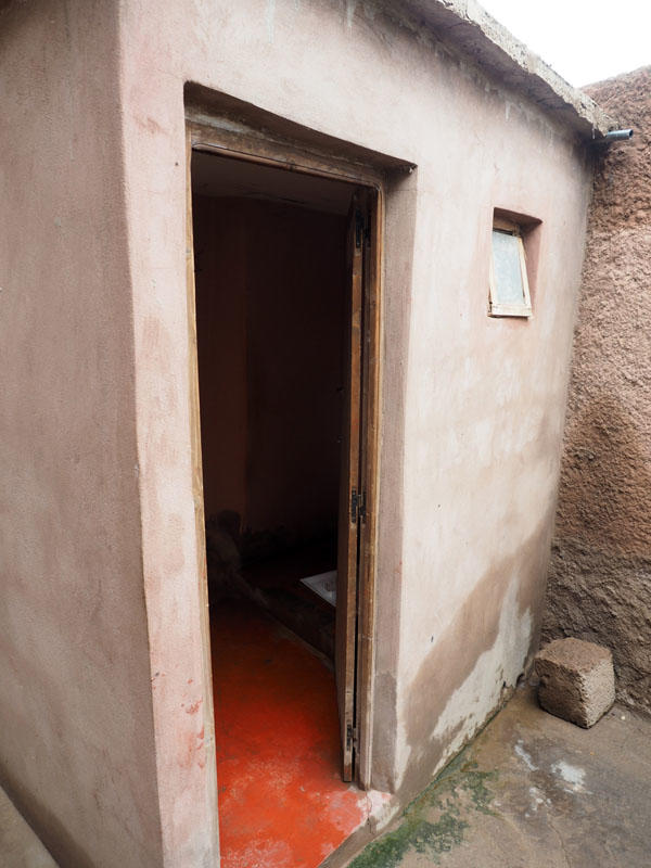 The eastern style toilet in the berber home