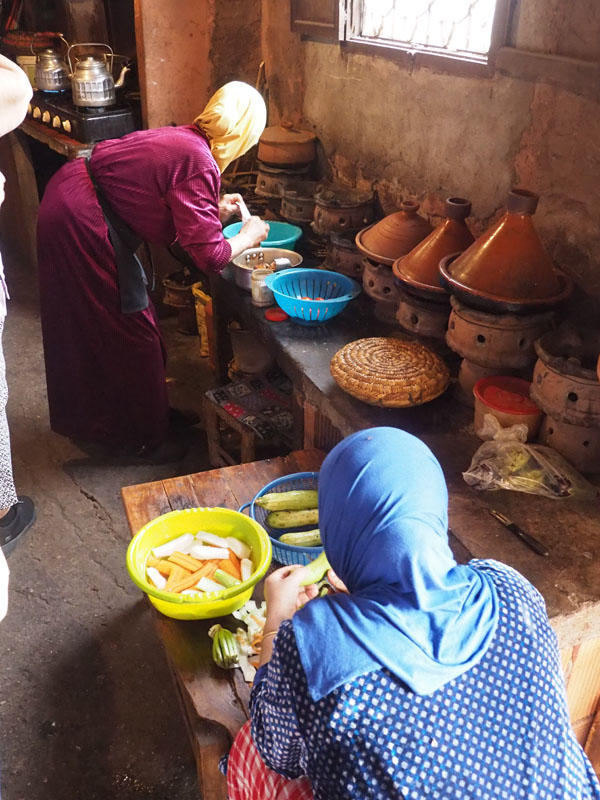 In the kitchen of the Amazigh (berber) home