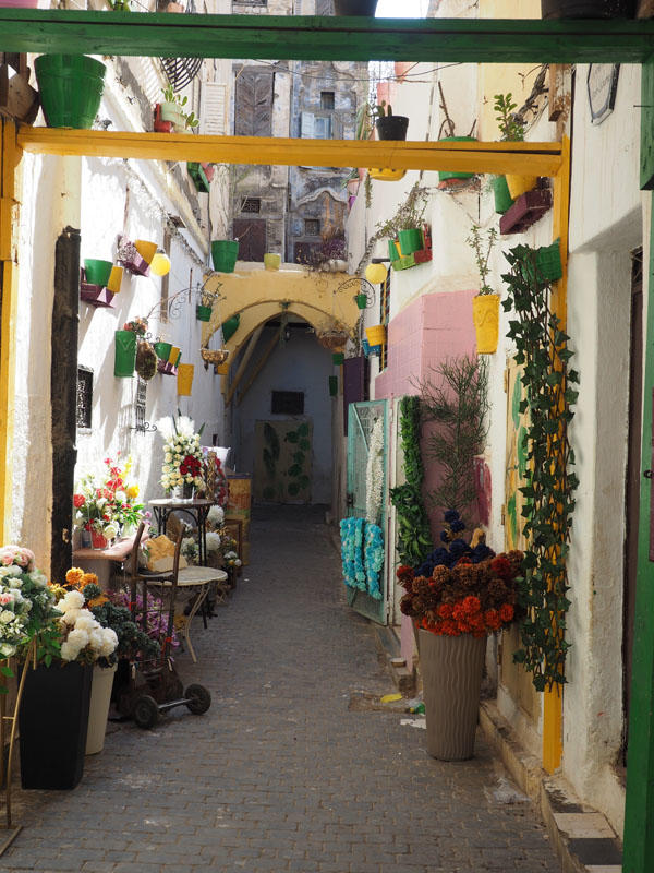 An alley in the Jewish Quarter of Fez