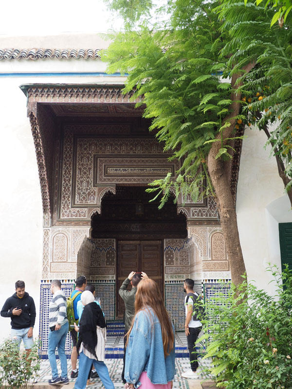 In the Bahia Palace in Marrakesh