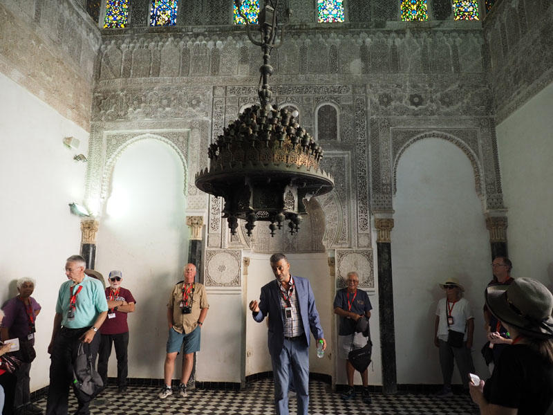 In the Al-Attarine Madrasa