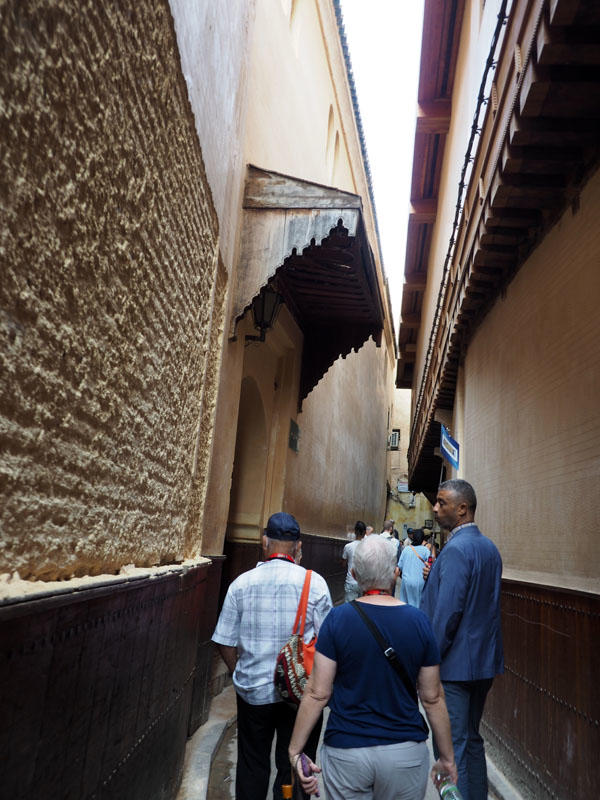 In an alley in the medina in Fes