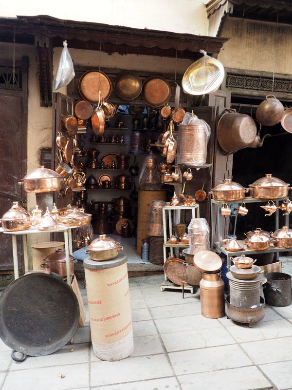 In the medina in Fes