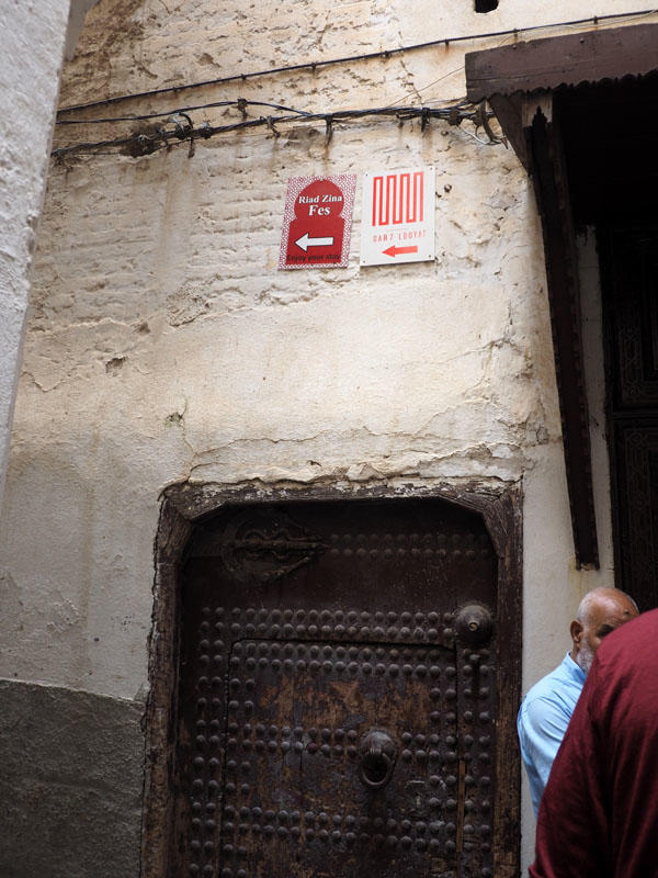 In the medina in Fes