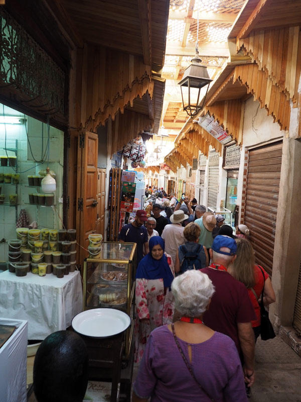 In the medina in Fes