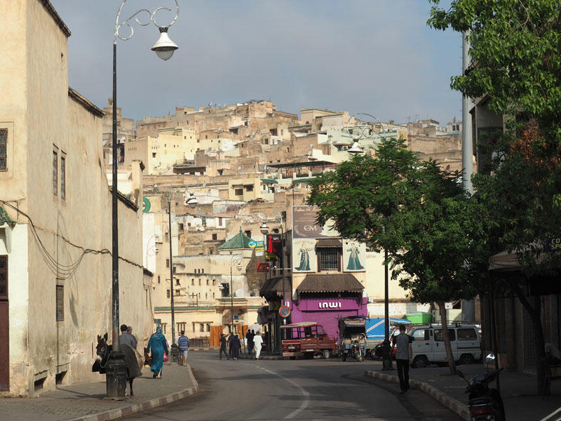 A view of Fes from one of entrances to the medina