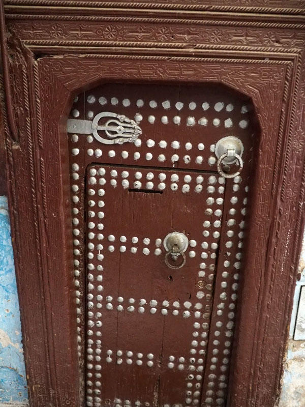 A doorway in the medina in Fes