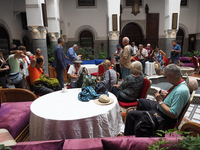 Gathering in the Riad El Yacout