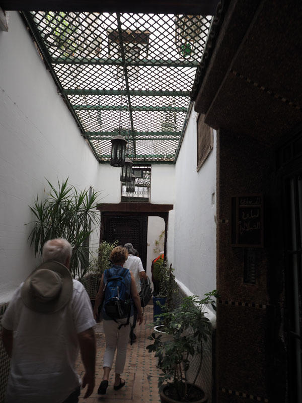 Departing the Riad El Yacout, where we were staying