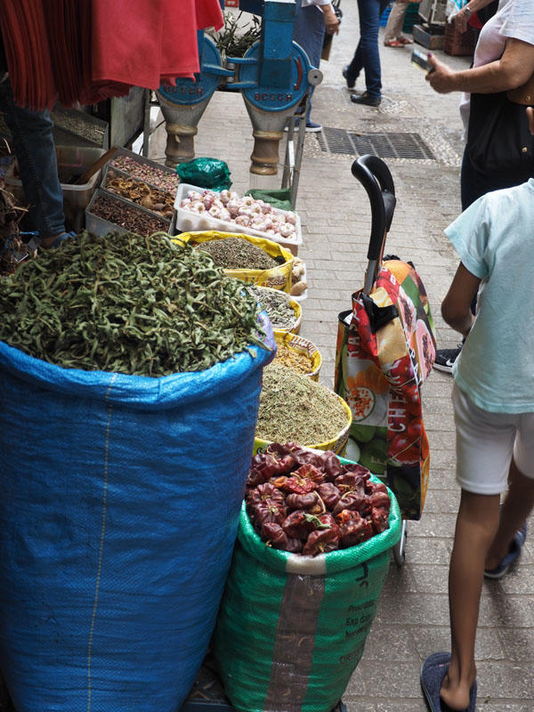 In the medina in Tangier