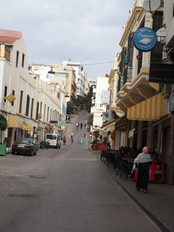 On the street in Tangier