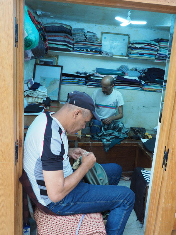 In the medina in Tangier