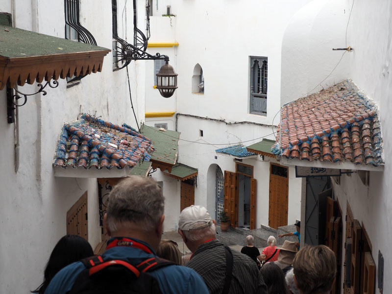 In the medina in Tangier