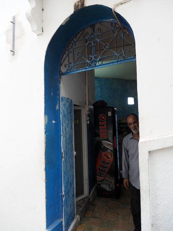 In the medina in Tangier
