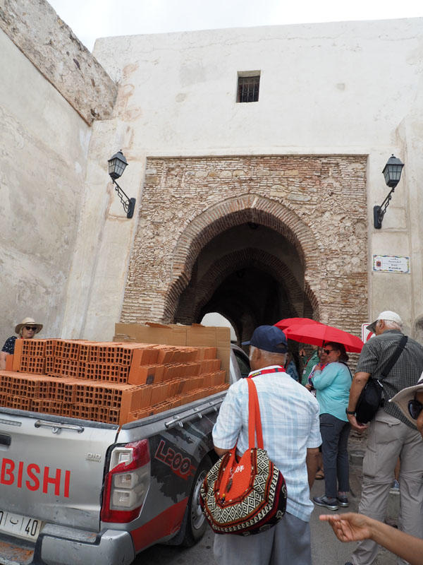 Entryway to kasbah in Tangier