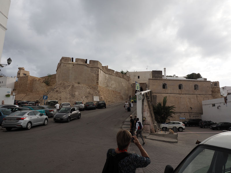 Approach to fort (Kasbah) in Tangier