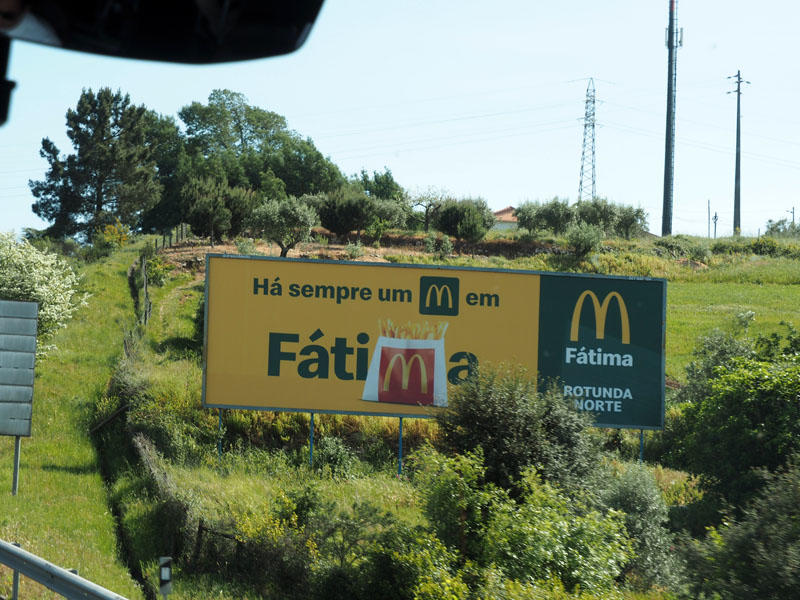 Sign for McDonalds