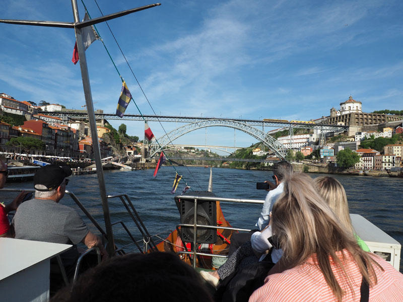 Departure for our boat ride on the Douro river