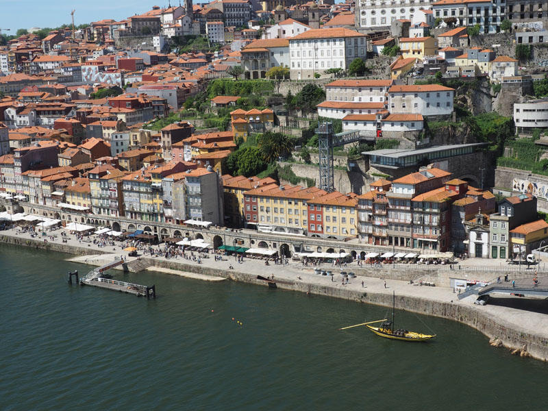 Ribeira of Porto from Ponte Dom Luis 1