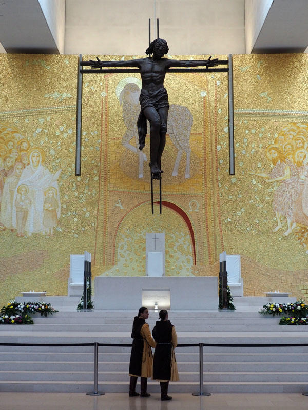 The Altar at the Basilica de Santissima Trindade at Fatima