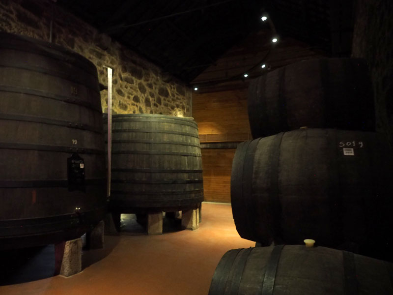 In the port wine cellar in Gaia